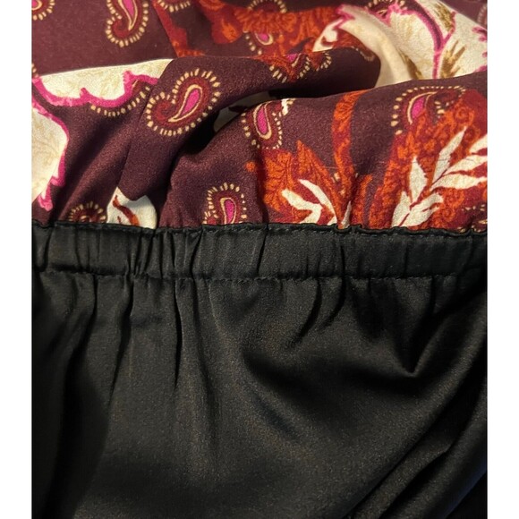 WHBM White House Black Market Top Women's Size S V-Neck Pleated Sleeve Blouse - Picture 7 of 10